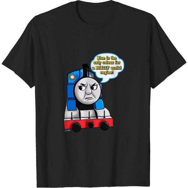 &Quot;Blue Is The Only Colour&Quot; Thomas - Thomas Tank Engine - T-Shirt-image