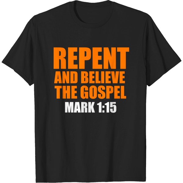 Christian Store - Repent And Believe The Gospel T-Shirt-image