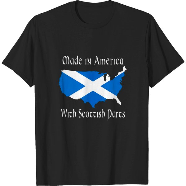 Made In America With Scottish Parts T-Shirt-image