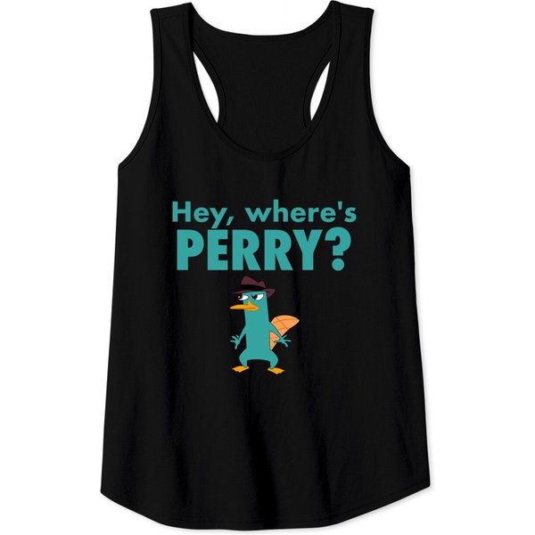 Hey, Where'S Perry? - Phineas - Tank Tops-image