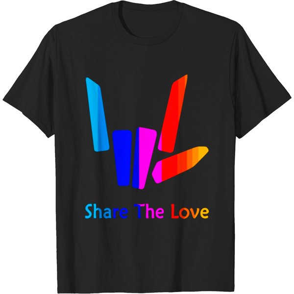 Share The Love Merch For Kids And Youth Back Side T-Shirt-image