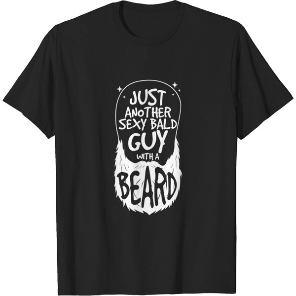 Just Another Sexy Bald Guy With Beard Bearded Gift T-Shirt-image