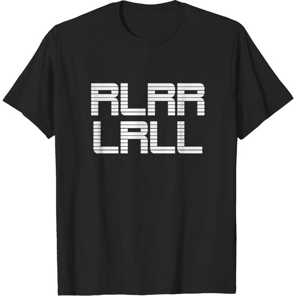 Rlrr Lrll Paradiddle Drummer Drumming Drum Drums T-Shirt-image