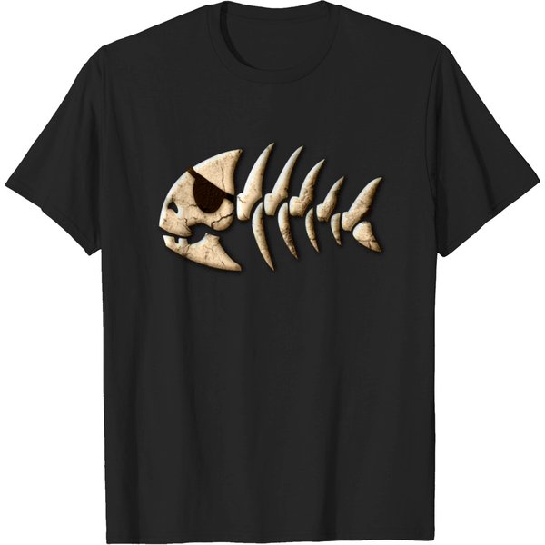 Bone Pirate Fish T-Shirt-image