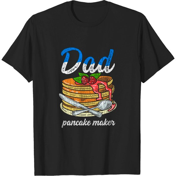 Dad Pancake Maker Apparel Funny Gift T-Shirt-image