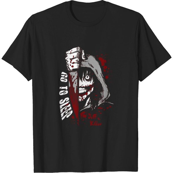 Jeff The Killer - Go To Sleep Horror T - Shirt T-Shirt-image