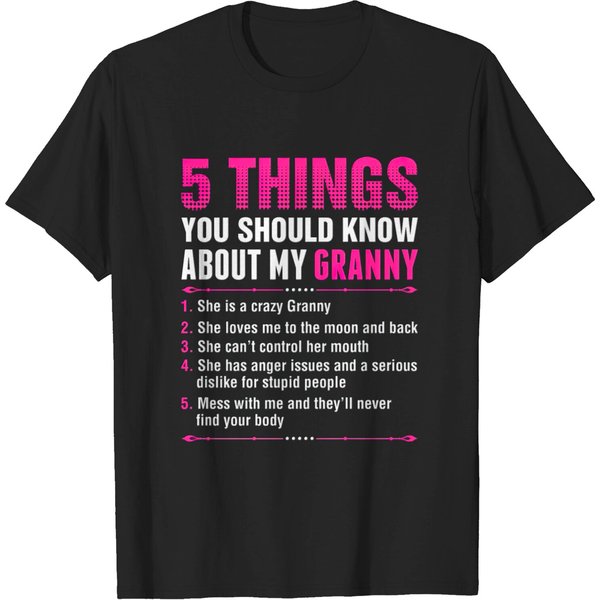 Five Things About My Granny Tshirt T-Shirt-image