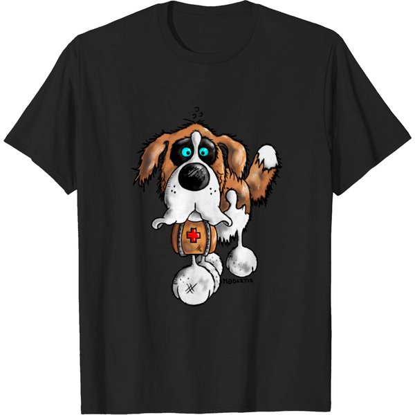 "Bernhard" - St. Bernard - Dog T-Shirt-image