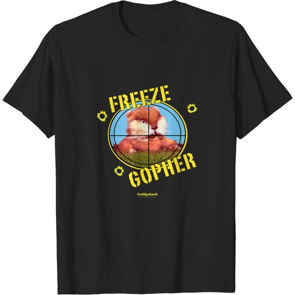 Caddyshack Freeze Gopher Birthday Christmas T-Shirt-image