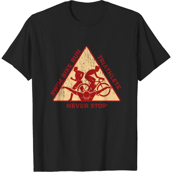 Triathlon Swim Bike Run Triathlete T-Shirt-image