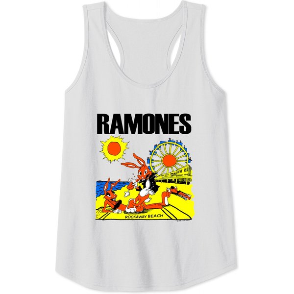 Vintage 1988 Ramones Rockaway Beach Tank Tops-image