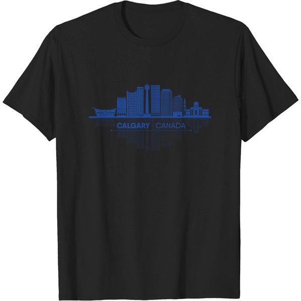Calgary City Skyline Of Canada - Calgary City - T-Shirt-image