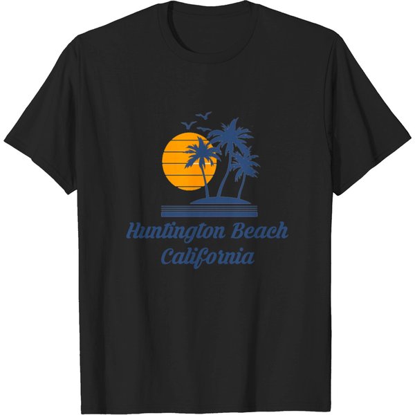 Huntington Beach California Shirt Ca Tourist Gifts T-Shirt-image