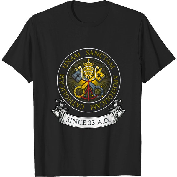 One Holy Catholic & Apostolic Church Catholic Lati T-Shirt-image