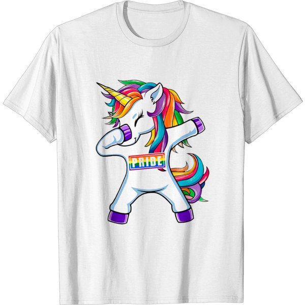 Pride Unicorn Lgbt Gay And Lesbian Pride T-Shirt-image