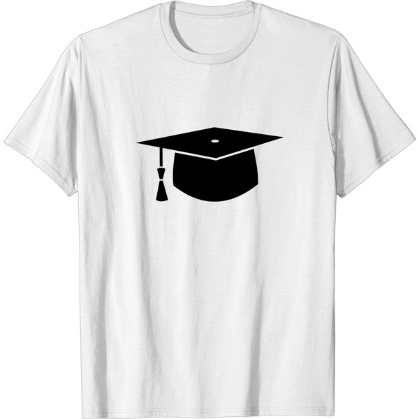 Mortarboard Academic Hat Graduation T-Shirt-image