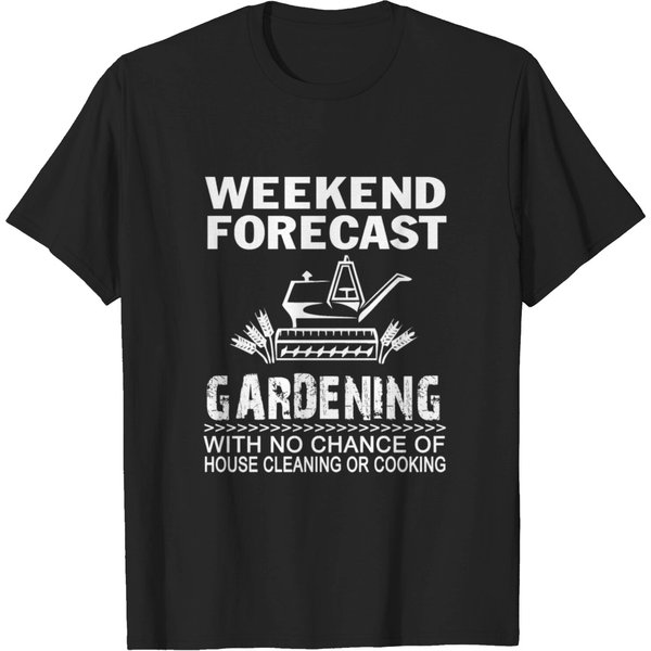 Weekend Forecast Gardening T-Shirt-image