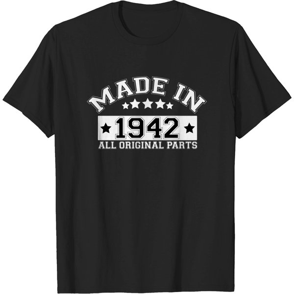 Made In 1942 All Original Parts T-Shirt-image