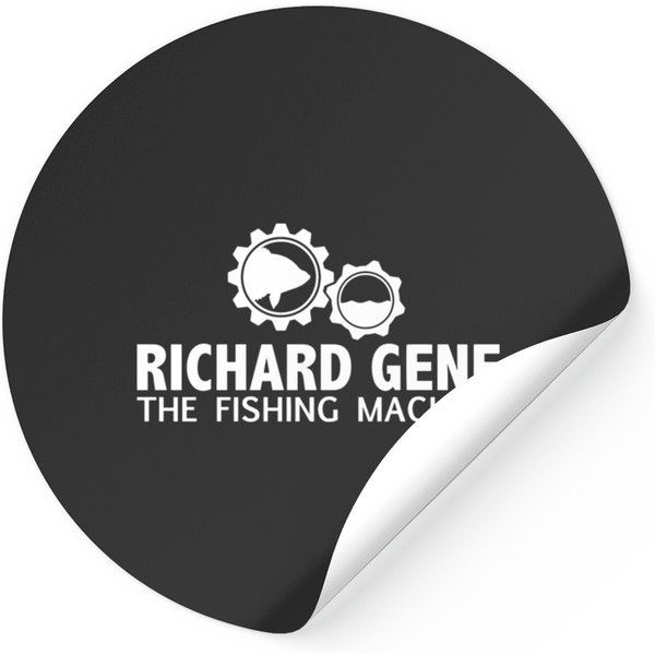 Richard Gene The Fishing Machine Stickers-image
