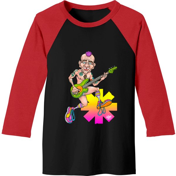 Flea - Red Hot Chilli Peppers - Baseball Tees-image