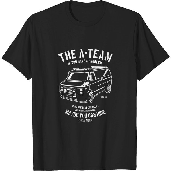 The A Team Van Funny 80 S Tv Programme T-Shirt-image