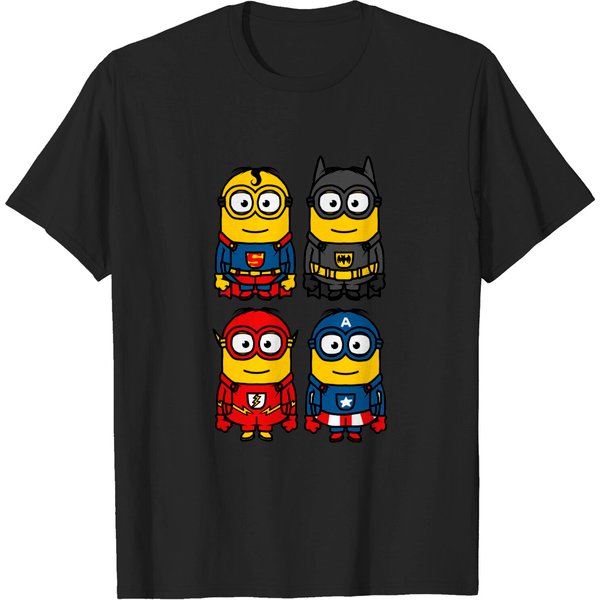 Minions Heroes - Minions Funny - T-Shirt-image
