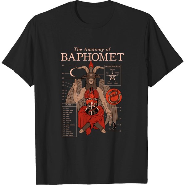 The Anatomy Of Baphomet - Baphomet - T-Shirt-image