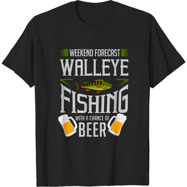 Walleye Lure Fishing Gift Walleye Fish T-Shirt-image