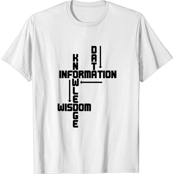 The Way From Data To Wisdom Crossword Puzzle T-Shirt-image