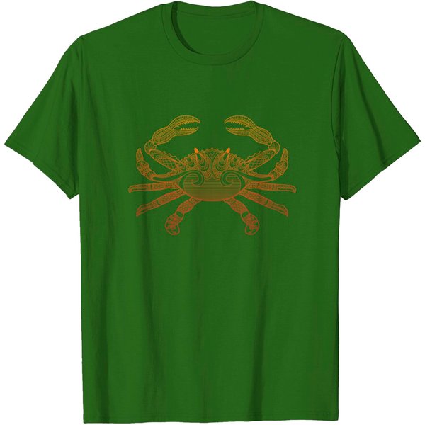 Color Me Crab - Orange Ombre - Crab - T-Shirt-image