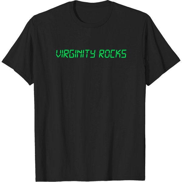 Virginity Computer Rocks Original Programinggift T T-Shirt-image