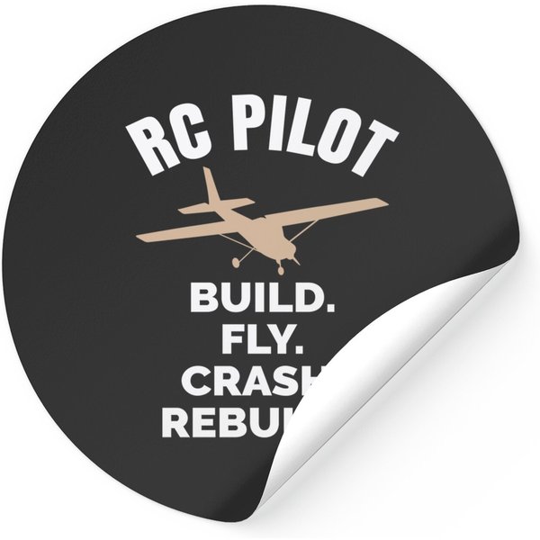 Rc Pilot Model Airplane Model - Rc Airplane - Stickers-image