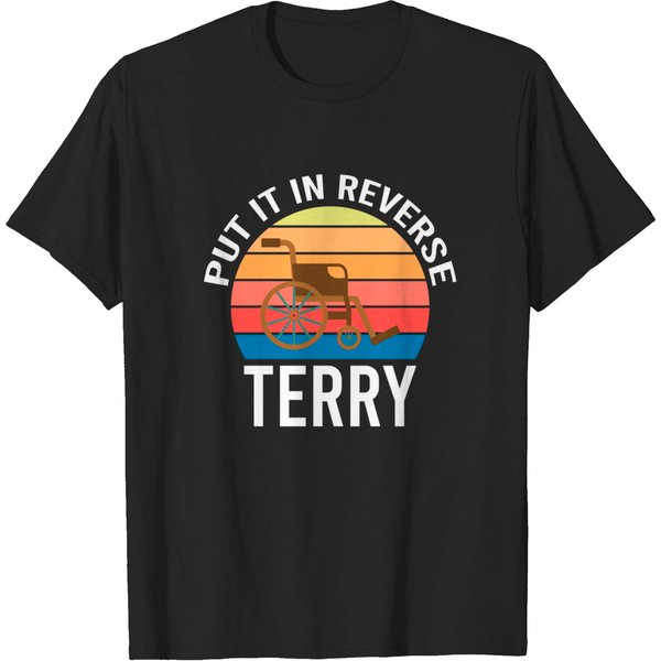 Put It In Reverse, Terry Back Up T-Shirt-image
