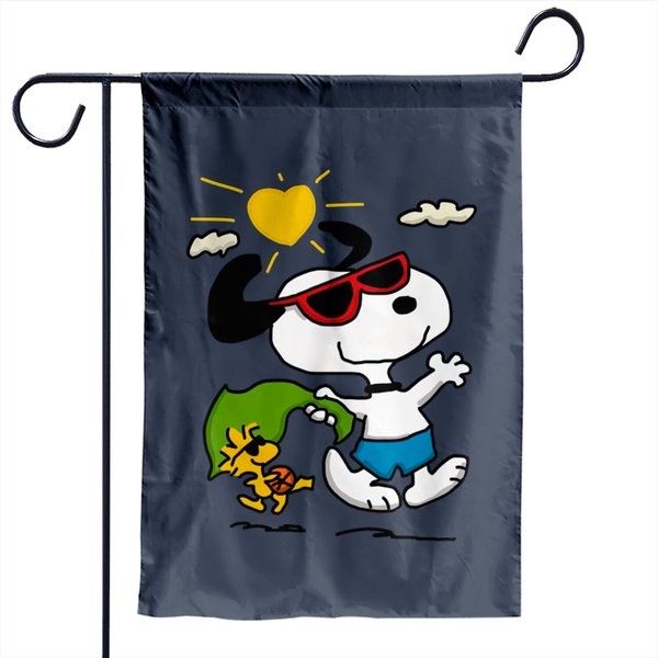 Summer Snoopy - Snoopy - Garden Flags-image