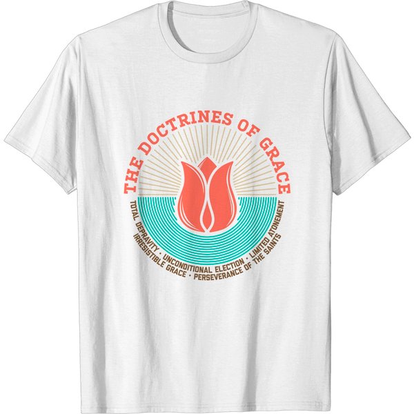 Tulip - The Doctrines Of Grace - Calvinism - T-Shirt-image