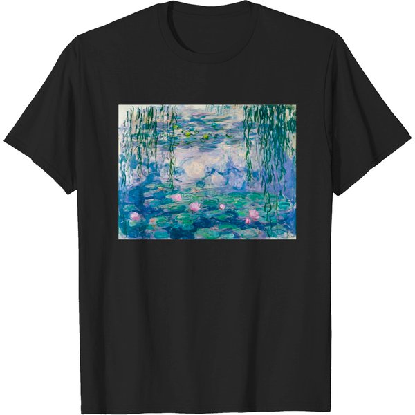 Monet Water Lilies - Monet - T-Shirt-image