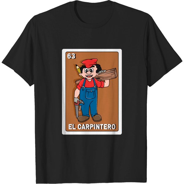 El Carpintero Mexican Lottery Themed Gift T-Shirt-image
