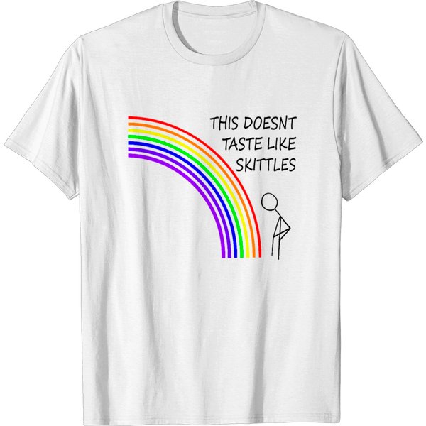 Skittles Dont Taste Like A Rainbow T-Shirt-image