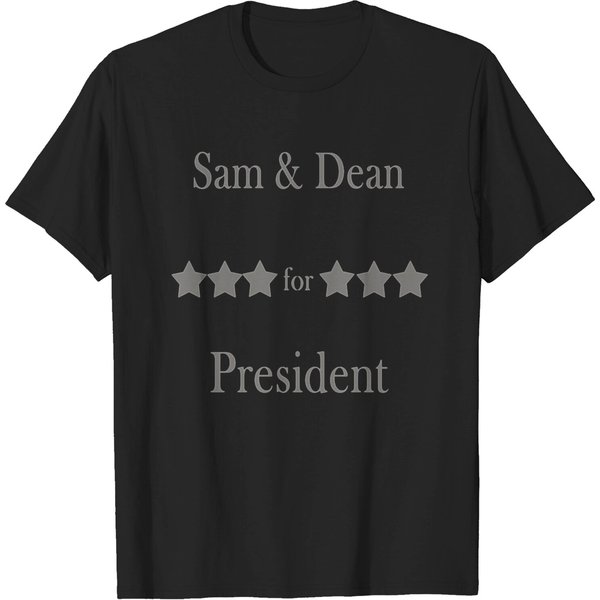 Sam & Dean For President Winchesters Brothers Fans T-Shirt-image