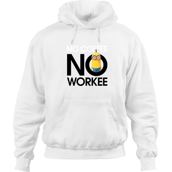 Despicable Me Minions No Coffee No Workee Portrait Hoodies-image