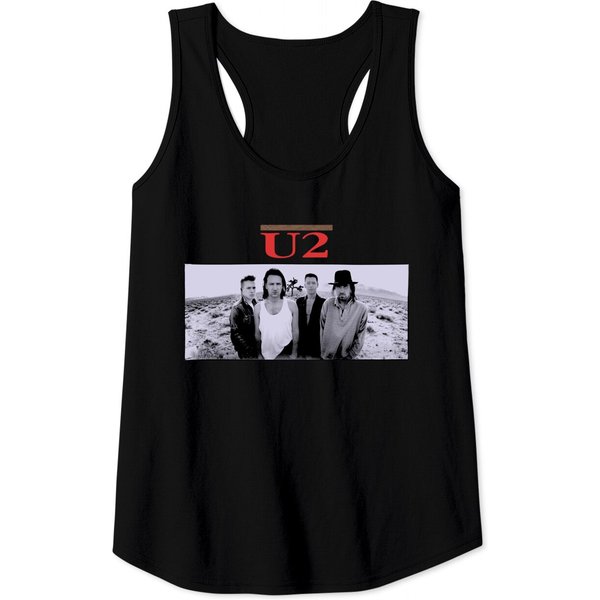 1987 U2 The Joshua Tree Tour Vintage Band Tank Tops-image