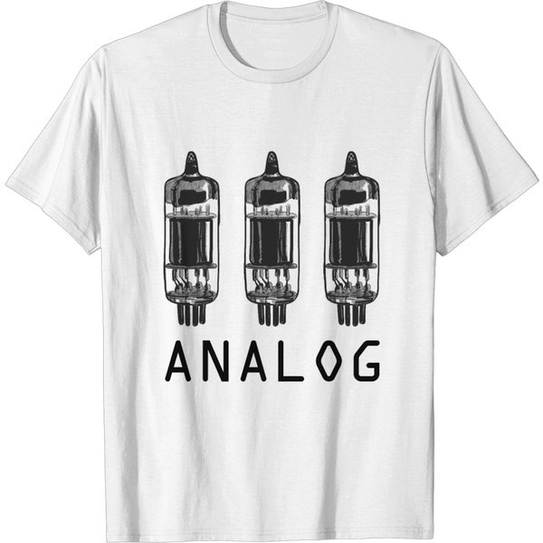 Vacuum Tube Shirt Vintage Analog Amplifier, Guita T-Shirt-image
