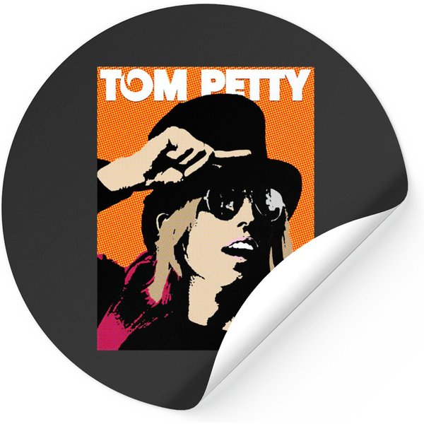 Tom Petty Style Pop Art - Tom Petty - Stickers-image