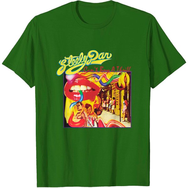 New Steely Dan Aja Can't Buy A Thrill Men's Black T-Shirt-image