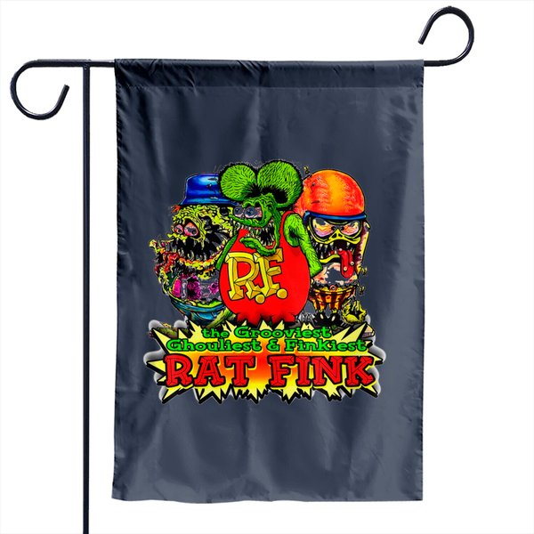 Rat Fink Hoodie Classic Garden Flags-image
