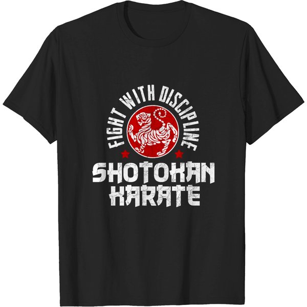 Shotokan Karate Design Featuring A Cool Tiger Logo T-Shirt-image