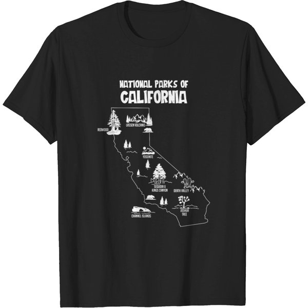 National Parks California, Yosemite , Sequoia T-Shirt-image