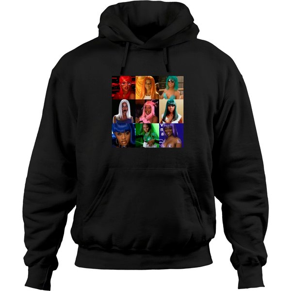 Lil Kim Colors Of The Rainbow Short Sleeved Hoodies-image