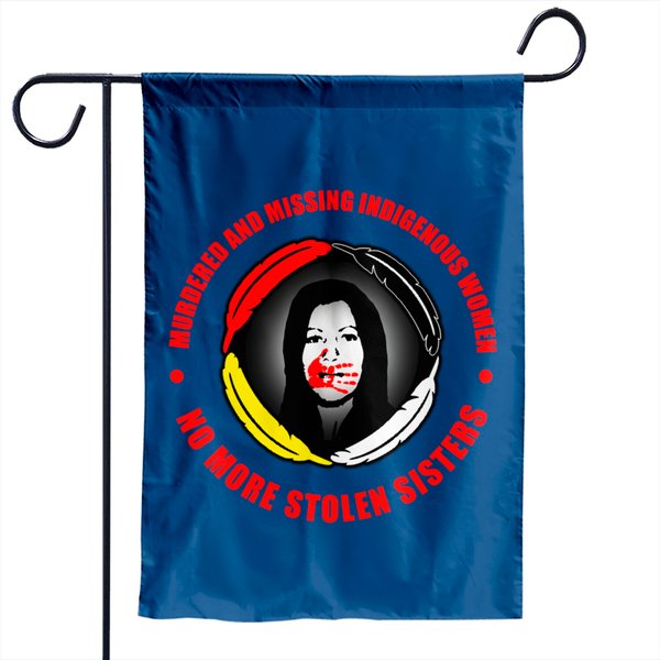 #Mmiw (Murdered And Missing Indigenous Women) 3 - American Indian - Garden Flags-image
