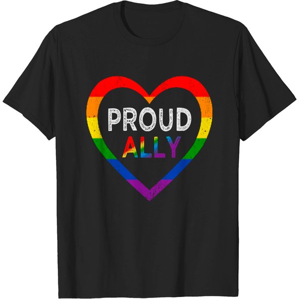 Proud Ally Pride Lgbt - Pride Lgbt - T-Shirt-image